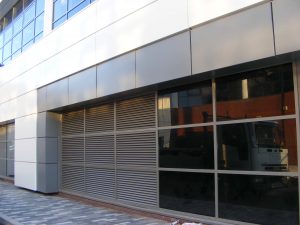 glaze in aluminium louvres